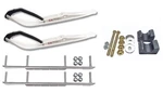 C&a Pro White Razor Snowmobile Skis W/ 7.5" Shaper Bars Complete Kit Arctic Cat. Fixed Price $499.84.