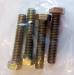 4 Arctic Cat Hex Head 2" Bolts, 1975 & 1988 Models Genuine Oem 0123-731 (nos). Fixed Price $10.75.