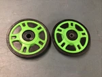 Arctic Cat Zr Zl Vintage Snowmobile Idler Wheels Green 1604-692 R5630J. Fixed Price $60.00.