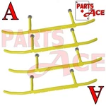 (4) 6" Carbides For Ski-doo Precision Skis Legend Se Mxzx Adrenaline Rev. Fixed Price $924.95.