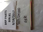 Ski-doo Rear Suspension Axle 503124000 Nos. Fixed Price $17.80.