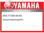 Yamaha Oem Part 8FA-77186-00-00 Plate 2. Fixed Price $62.99.