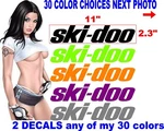 Snowmobile Numbers Pair 2 Decals Sticker Vinyl. Fixed Price $10.88.