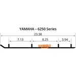 Woodys Trail Blazer Iv Flat-top 6" Carbide Wear Bar Runners (TYV4-6250). Fixed Price $131.74.