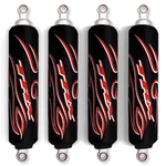 Black Shock Absorver Covers Honda Xx (set Of 4) Atv. Fixed Price $37.80.