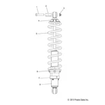Polaris Rts Shock, For Snowmobile Models, Genuine Oem - 7043994. Fixed Price $319.99.
