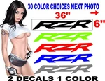 Polaris Rzr Decals Replacement 30 Color Choices 2. Fixed Price $28.00.