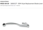 Moose Offroad M553-30-10 (1BDSC27) Replacement Brake Lever (kaw/suz). Fixed Price $14.00.