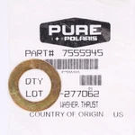 Genuine Polaris Thrust Washer Part Number - 7555945. Fixed Price $12.99.