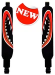 Shock Cover Pour Bombardier , 2 Couvre Amortisseur Monster Orange. Fixed Price $35.90.
