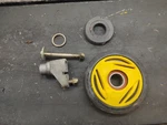 Ski Doo Rev 2006 X Yellow Idler Wheel And Bracket 503191319 07 RW5281. Fixed Price $34.92.