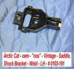 Arctic Cat Oem Saddle, Shock Bracket Welded # 0103-191 -"nos" Vintage. Fixed Price $74.00.