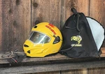 Vintage 1999 Ski-doo Modular Snowmobile Helmet Heated Shield Kit, Bag, Face Mask. Fixed Price $288.00.