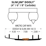 Woodys Dooly Carbide Wear Rods 4IN. DA4-9975. Fixed Price $123.03.