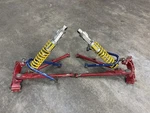 Ski-doo Skidoo Hpg Racing Front Shocks/a Arms/knuckle Spindle Left & Right. Fixed Price $399.99.