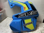 Polaris Axys Pro Rmk Sks 850 Left Side Panel Door Assembly Voodoo Blue Lime. Fixed Price $110.00.