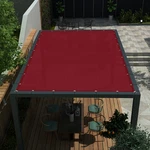8'-15'(W)WATERPROOF Sun Shade Sail Rectangle Straight Edge Canopy Cover Red. Fixed Price $286.17.