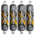 Yellow Shock Covers For Canam Bombardier Renegade Outlander 400 500 650 800 1000. Fixed Price $39.95.
