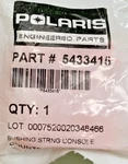 New Genuine Polaris 5433415 Bushing, Strng Console. Fixed Price $10.39.