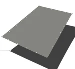 Shade Canopy Waterproof Pergola Cover Straight Edge W/stainless Ring Durable. Fixed Price $149.99.