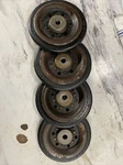 1974 1975 Vintage Snowmobile John Deere JDX8 Rear Suspension Boogie Wheels. Fixed Price $59.65.