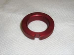 Fox Shock Spring Adjustor, Steel Body, Anodized Red Aluminum, Snowmobile, Act. Fixed Price $21.95.