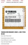 1968 Yamaha SL351 Steering Bracket Left. Fixed Price $39.99.
