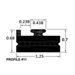 Spi Sports Parts Inc Slide Profile Black 70" 211-70-80. Fixed Price $45.86.