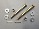 Arctic Cat 0623-552 Ski Bolts 7/16-20X4-1/2" W/washers,pins,nuts,zr,zrt,zl. Fixed Price $13.98.
