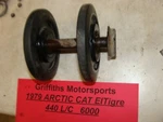 1979 Arctic Cat Eltigre 440 6000 L/c AF44L2 Inner Middle Idle Bogie Wheels Shaft. Fixed Price $44.00.