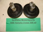 1999 Yamaha Vmax 500 Xtr 8DT Bogie Wheels Mount Brackets Idler Set. Fixed Price $45.00.