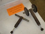 1987 88 89 86 85 Yamaha Phazer Deluxe Oem Rear Set Skid Wheels. Fixed Price $48.00.