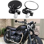 Motorcycle 7/8" Handle End Bar Round Side Mirrors For R1200R G310R F800R K1200R. Fixed Price $13.73.