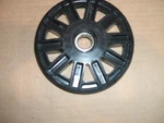 2009 Polaris 800 Assault Rmk Wheel Assy., Gloss Black, P/n 1590434-070. Fixed Price $28.00.
