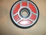 Ski Doo Red Idler Wheel, Kimpex P/n 04-116-88. Fixed Price $12.00.