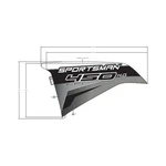 Polaris "sportsman 450 H.o." Side Decal, Left, Genuine Oem Part 7184284, Qty. Fixed Price $50.14.