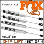 Fox Performance 2.0 Front & Rear Shocks 2017-2026 Ford F-250 4WD W/0-1" Lift. Fixed Price $809.95.