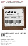 1968 Yamaha SL351 Steering Bracket Right. Fixed Price $39.99.