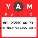 8GL-23550-00-P0 Yamaha Front Upper Arm Comp. (right) 8GL2355000P0, New Genuine. Fixed Price $239.26.