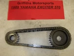 1989 Yamaha Exciter EX570 86M Oem Track Drive Chain Sprockets 17T 29T Nice. Fixed Price $65.00.