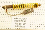 Arctic Snowmobile Firecat F7 Left Hand Front Shock 1703-209. Fixed Price $135.00.