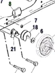 Polaris Oem Square Spring Roller 5433575 Fits Sks Sport Touring Xcr 2000-2008. Fixed Price $18.21.