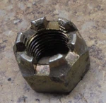 1997 Polaris 250 Axle Bolt Crown Castle Nut Front Hub. Fixed Price $5.73.