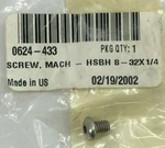 Oem Arctic Cat 0624-433 Snowmobile Suspension Screw 8-32X1/4 For 1998-06 Models. Fixed Price $6.59.