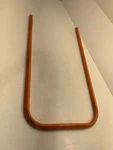 Bumper, Rear - Orange 2016 Arctic Cat Xf 6000 Cross Trek 137. Fixed Price $65.00.