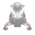 Polaris Matryx Grill Inserts, Stealth Gray, For Snowmobile Models 2884979-804. Fixed Price $89.99.