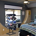Free Standing Display Hanger Rack, Snowboard Ski Holder. Fixed Price $75.00.