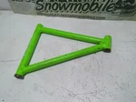 1996-1998 Arctic Cat Zrt 600 800 Snowmobile Front Suspension Green Upper A-arm. Fixed Price $25.00.