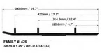 Sports Parts Inc D-06-6-4-426 Slasher SIX60 Runners. Fixed Price $79.88.