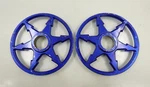 Qty 2 Ski-doo / Yamaha Polaris Arctic Cat Mmp 8" Billet Idler Wheels (blue). Fixed Price $149.95.